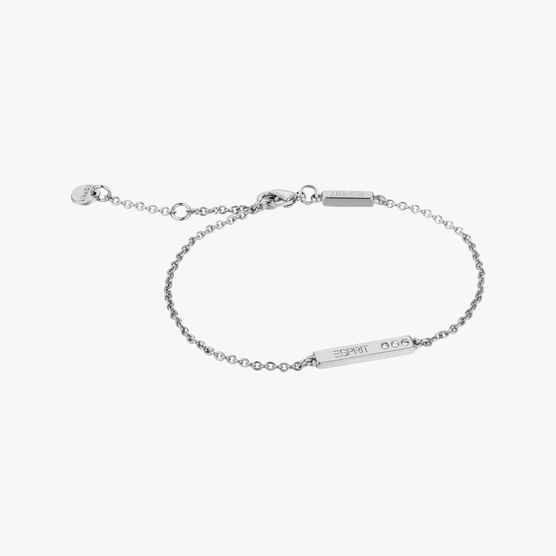 Esprit Women's Stainless/Leather, Silver/Black | Es1l511l0015 by ESPRIT