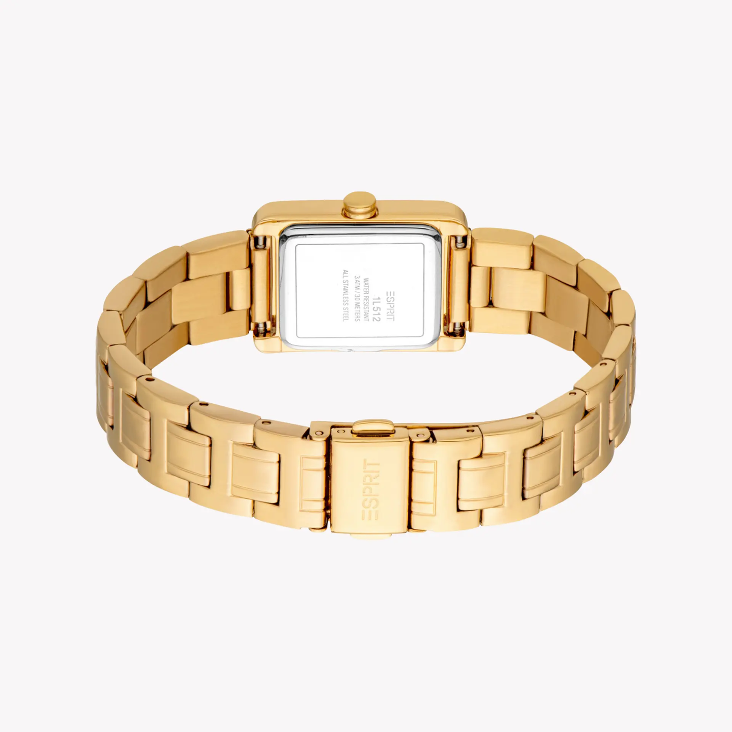 Esprit Women's Gold Stainless Steel, Dark Green | Es1l512m0055 by ESPRIT
