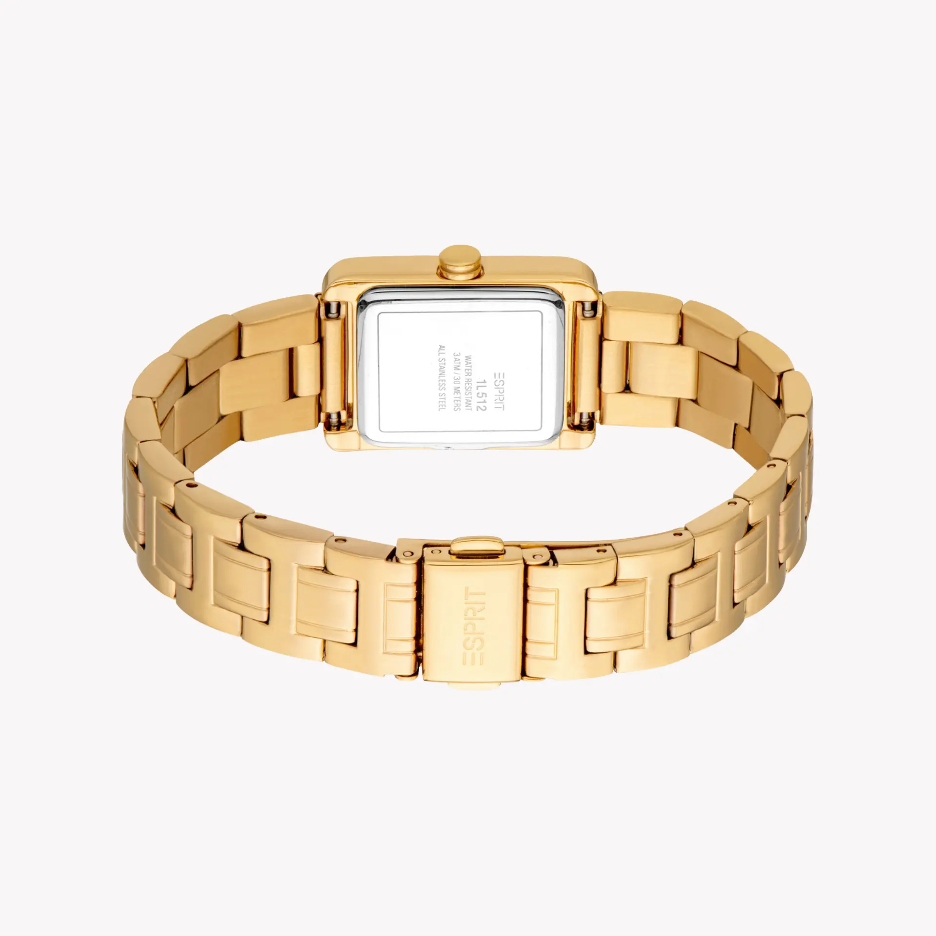 Esprit Women's Gold Stainless Steel, Dark Green | Es1l512m0055 by ESPRIT