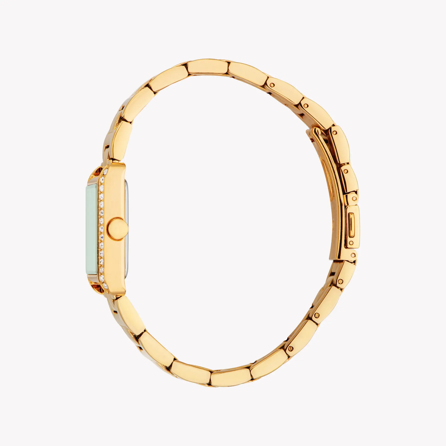 Esprit Women's Gold Stainless Steel, Dark Green | Es1l512m0055 by ESPRIT