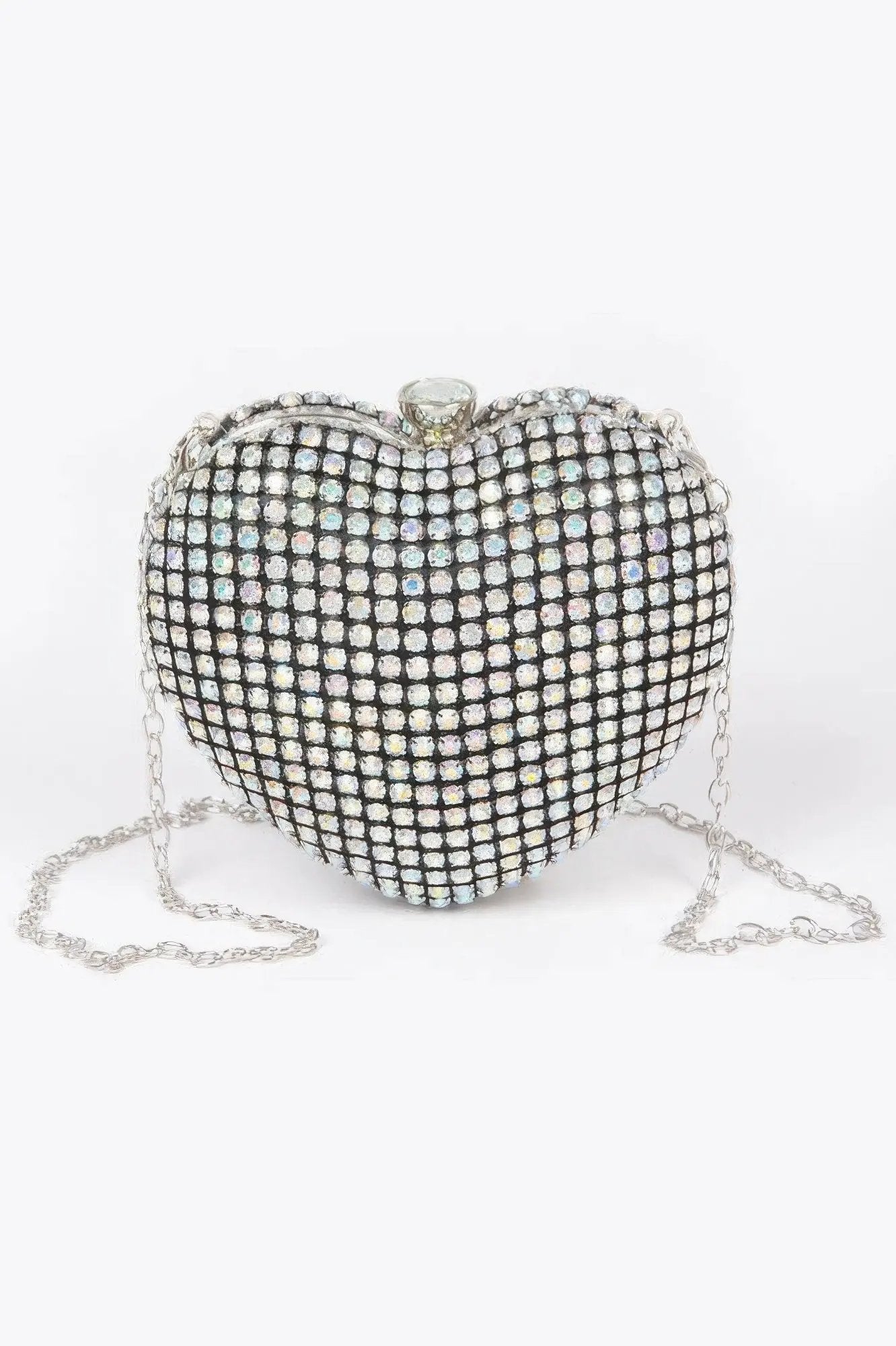 Valentine Heart Clutch BYMANYC New York Radiant Rhinestones Glam For Women by BYMANYC ® New York