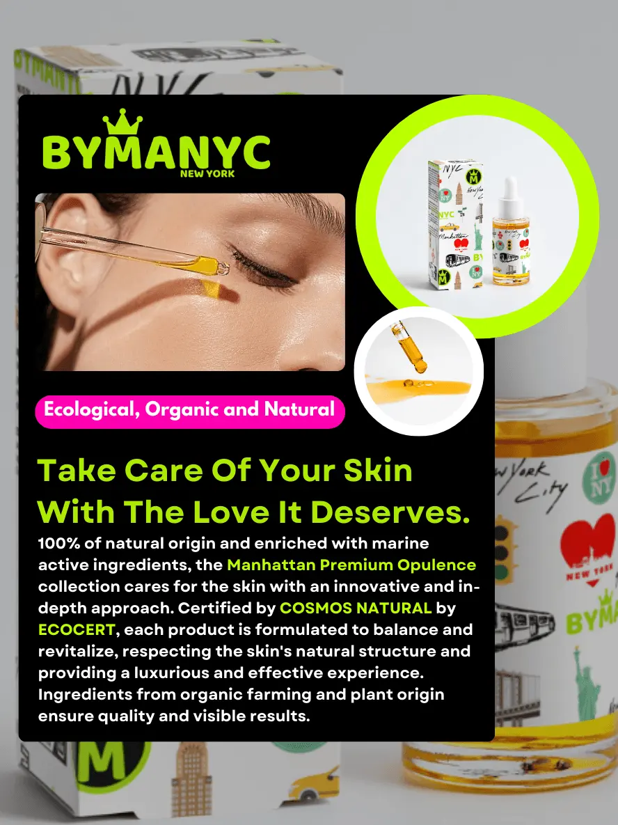 Eco Nourishing Facial Oil | BYMANYC ® New York | Certified Organic by BYMANYC ® New York