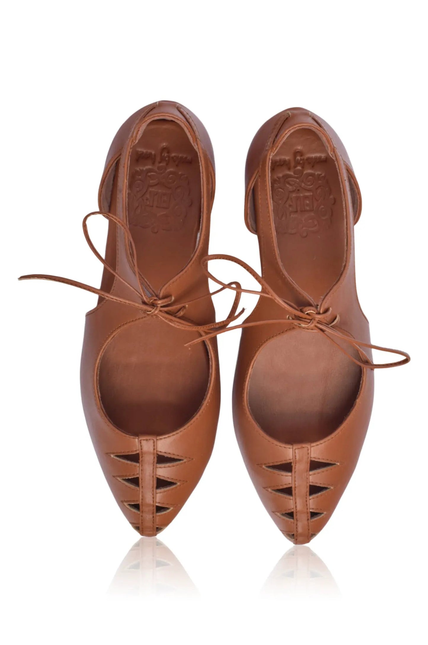 Eden Pointy Toe Ballet Flats by ELF