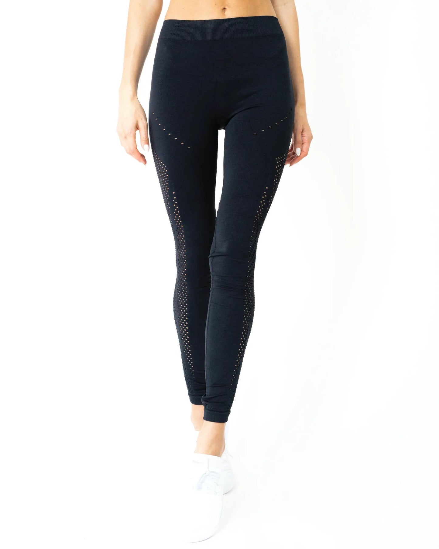 Milano Seamless Legging - Black [MADE IN ITALY] by Savoy Active