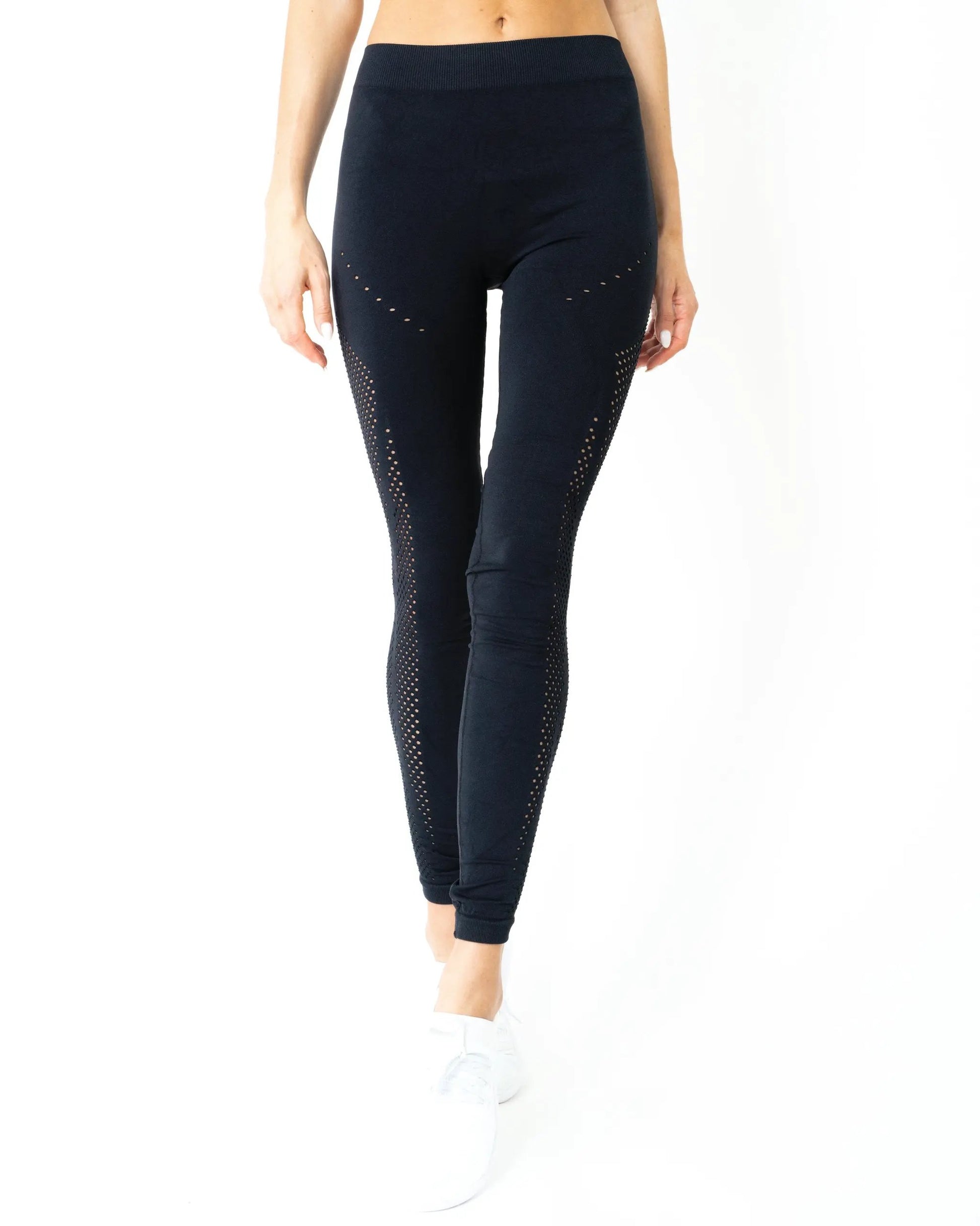 Milano Seamless Legging - Black [MADE IN ITALY] by Savoy Active