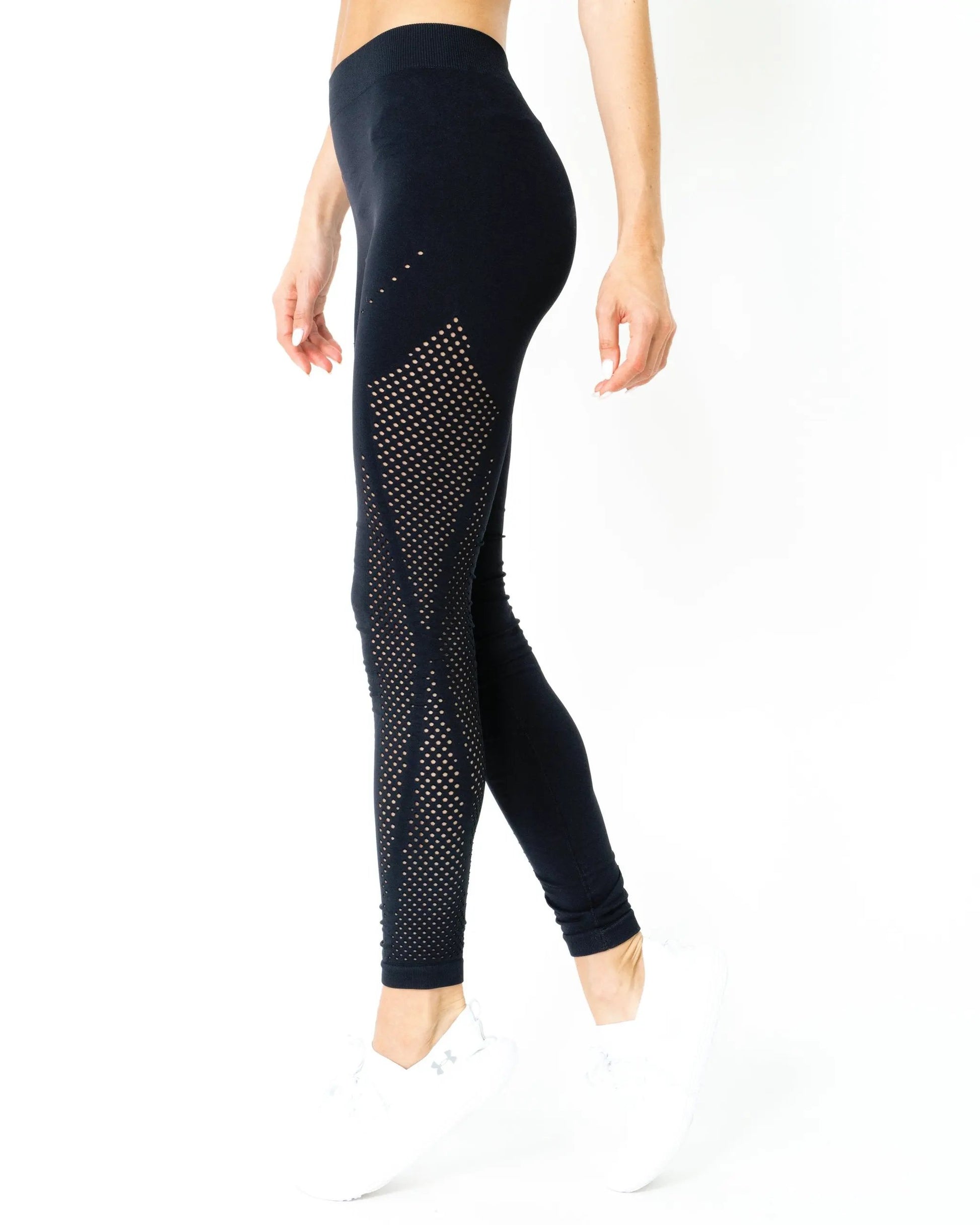 Milano Seamless Legging - Black [MADE IN ITALY] by Savoy Active