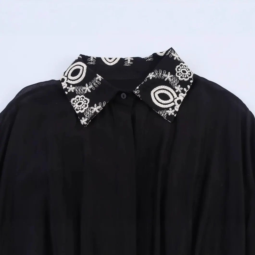 Elegant Embroidered Dress, Central Park | Women - BYMANYC ® New York by BYMANYC ® New York