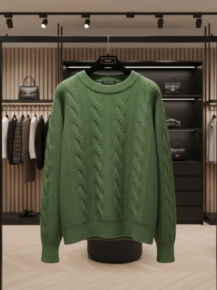 Essential Cable-Knit Eco-Jersey • SOHO New Collection BYMANYC ® New York by BYMANYC ® New York