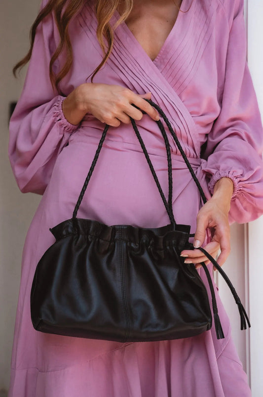 Etoile Crossbody Leather Clutch Bag by ELF