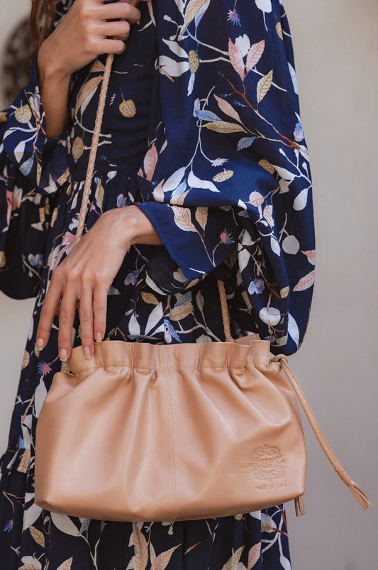 Etoile Crossbody Leather Clutch Bag by ELF