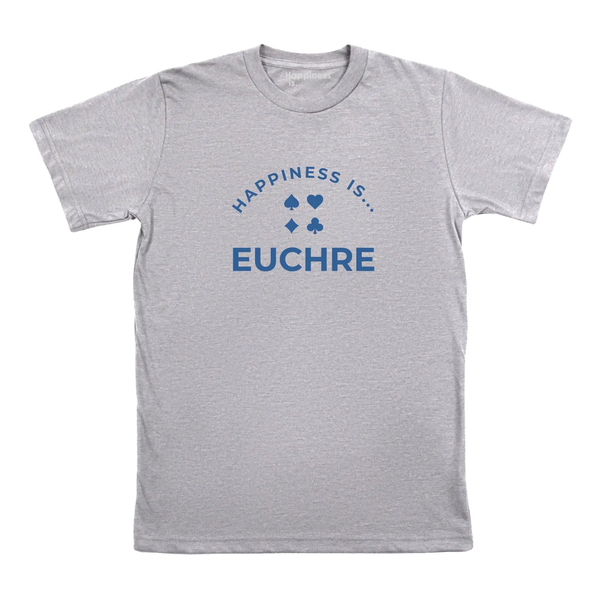 Men's Euchre T-shirt, Heather Grey by Games Night