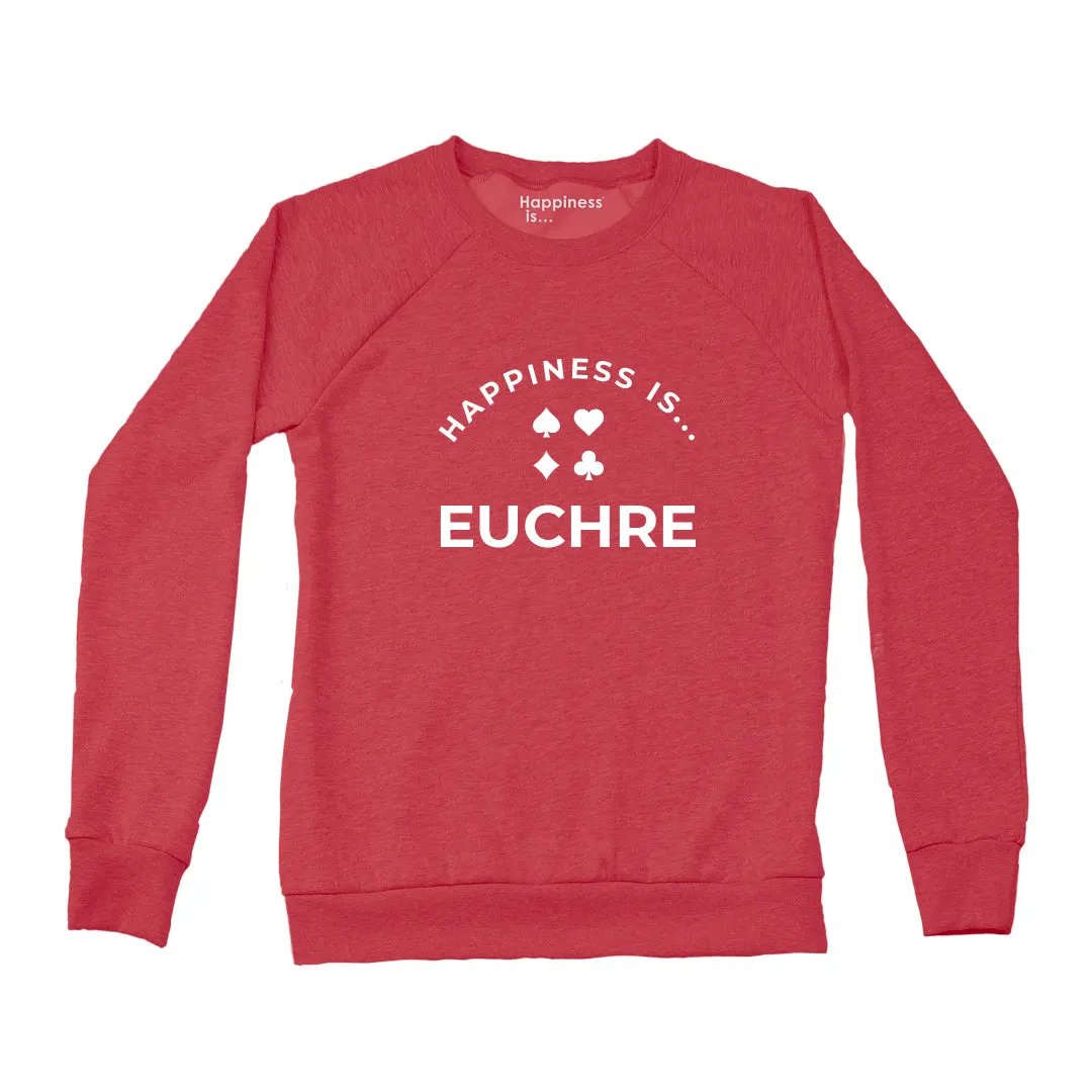 Women's Euchre Crew Sweatshirt, Chili by Games Night