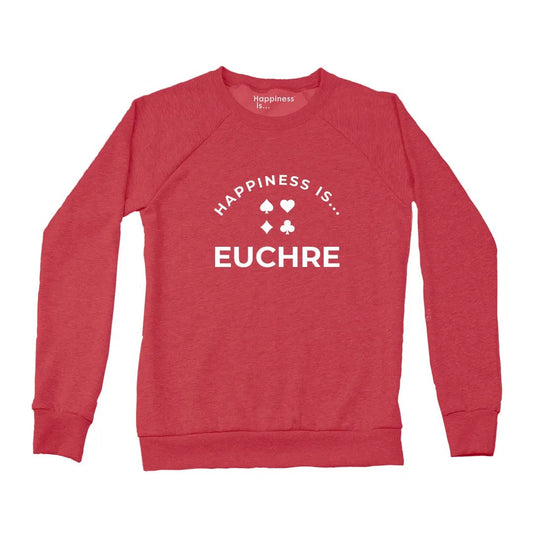 Women's Euchre Crew Sweatshirt, Chili by Games Night