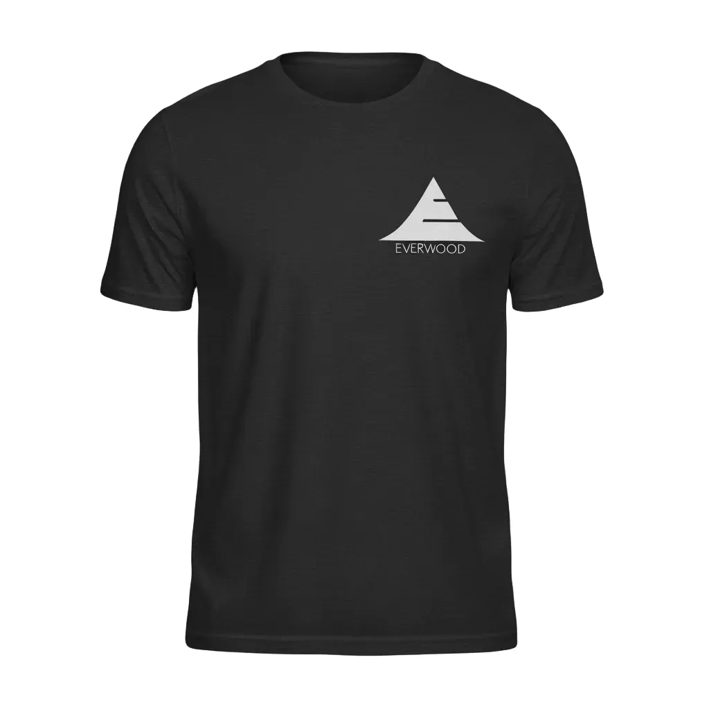 Icon Logo Tri-Blend Shirt - Black by Everwood Original