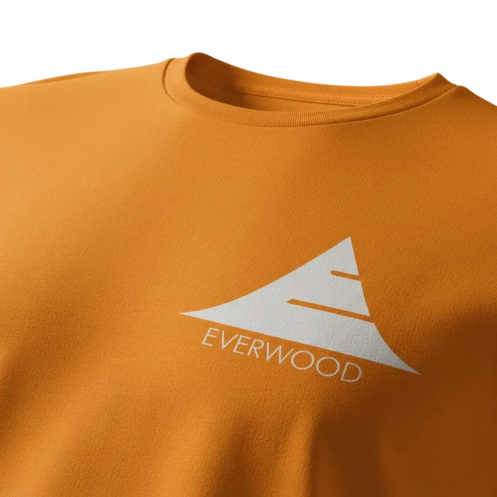 Icon Logo Tri-Blend Shirt - Orange by Everwood Original