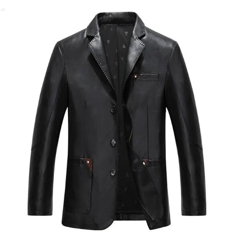 Everyday Men's Sheep Leather Blazer – Slim Fit Classic Jacket by Inland Leather Co.