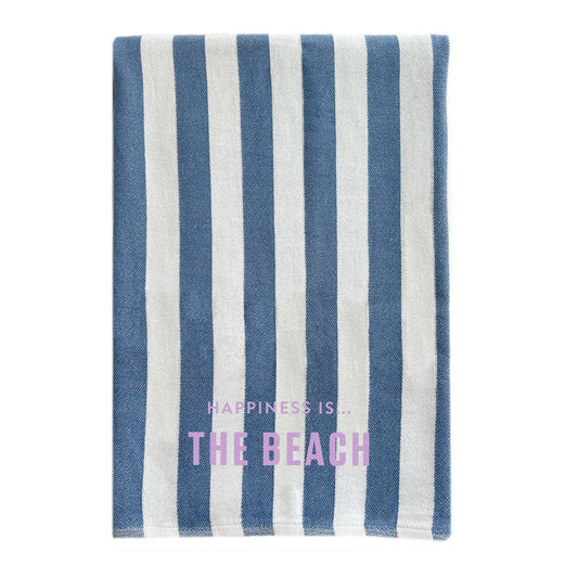 Everywhere Towel: Beach, Stripe Blue by Beach Collection