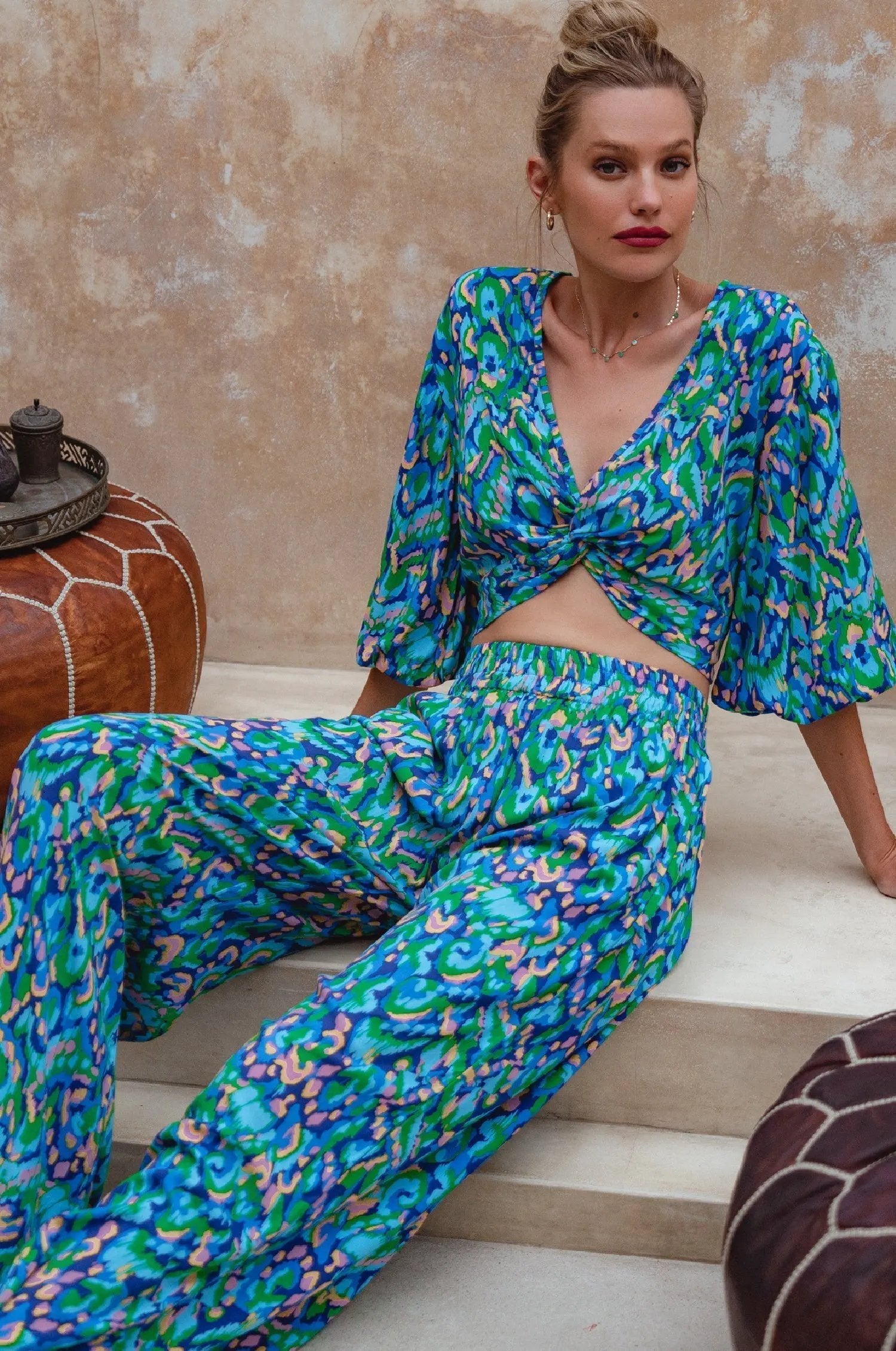 Fatima Wide Leg Pants (Sale) by ELF