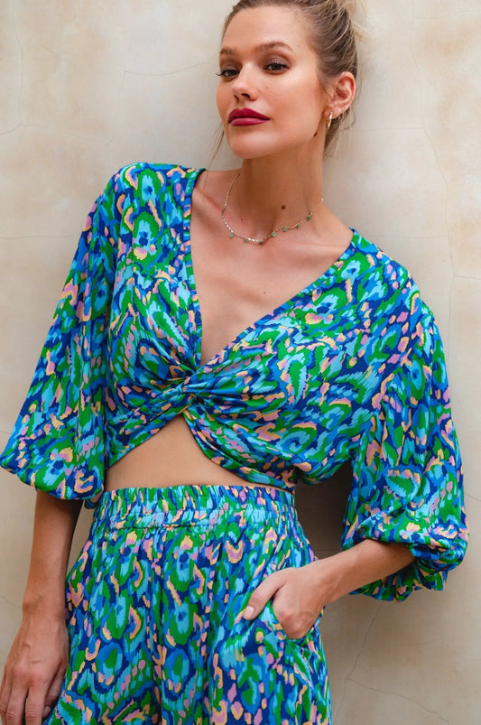 Fatima Cropped Summer Top (Sale) by ELF