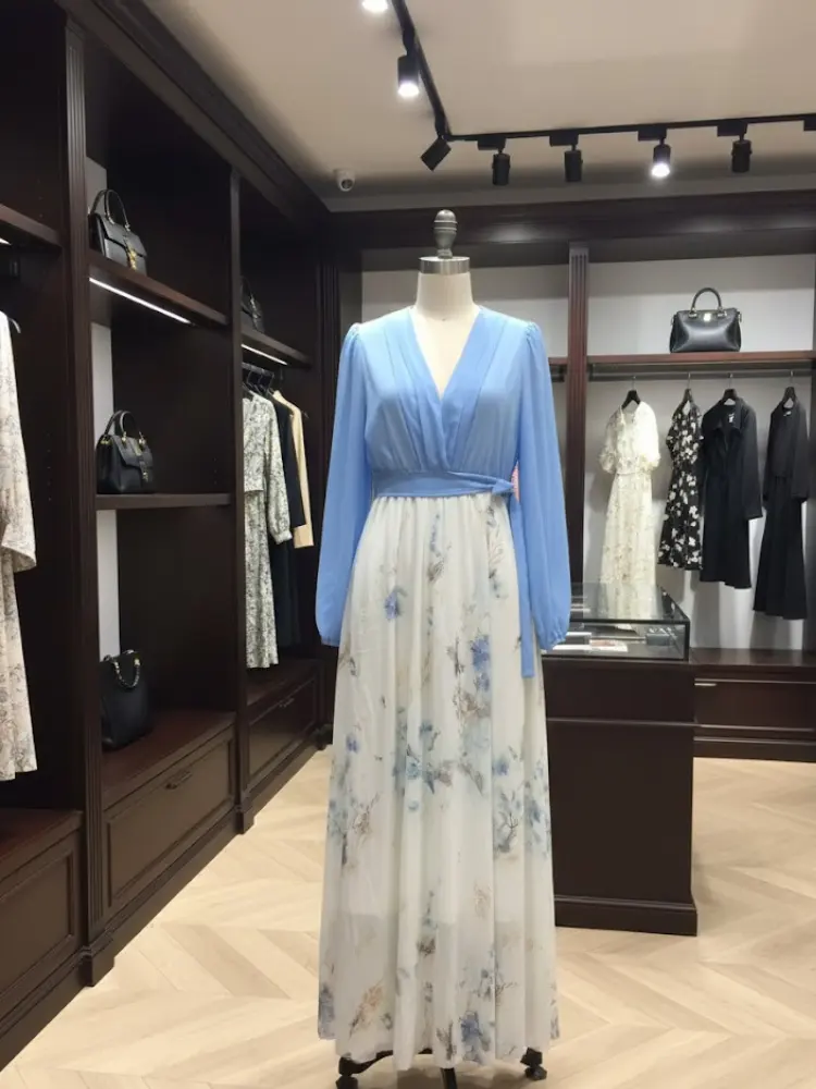 Floral Azure Maxi • GARDEN BREEZE New Collection BYMANYC ® New York by BYMANYC ® New York
