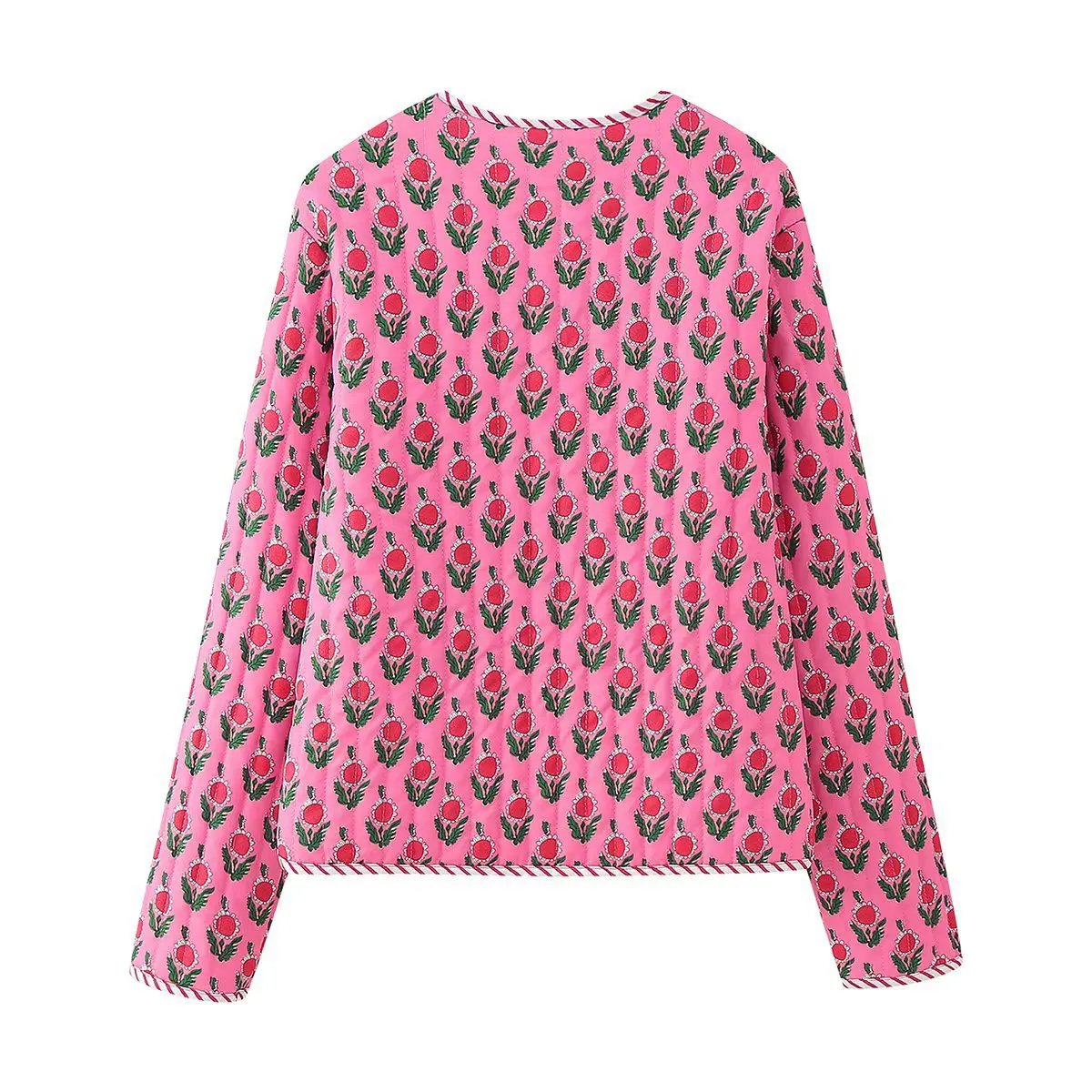 Floral Print Quilted Jacket HUDSON New Collection FASHION BYMANYC ® New York by BYMANYC ® New York