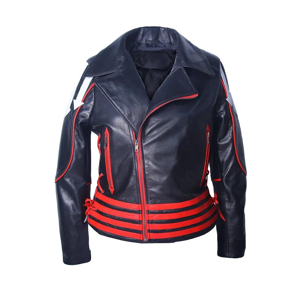 Youth Freddie Mercury Men’s Genuine Leather Jacket – Rock Biker Style by Inland Leather Co.