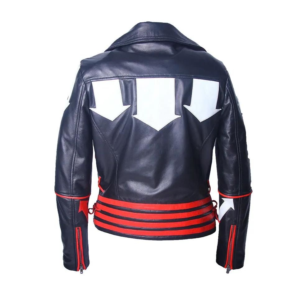 Youth Freddie Mercury Men’s Genuine Leather Jacket – Rock Biker Style by Inland Leather Co.