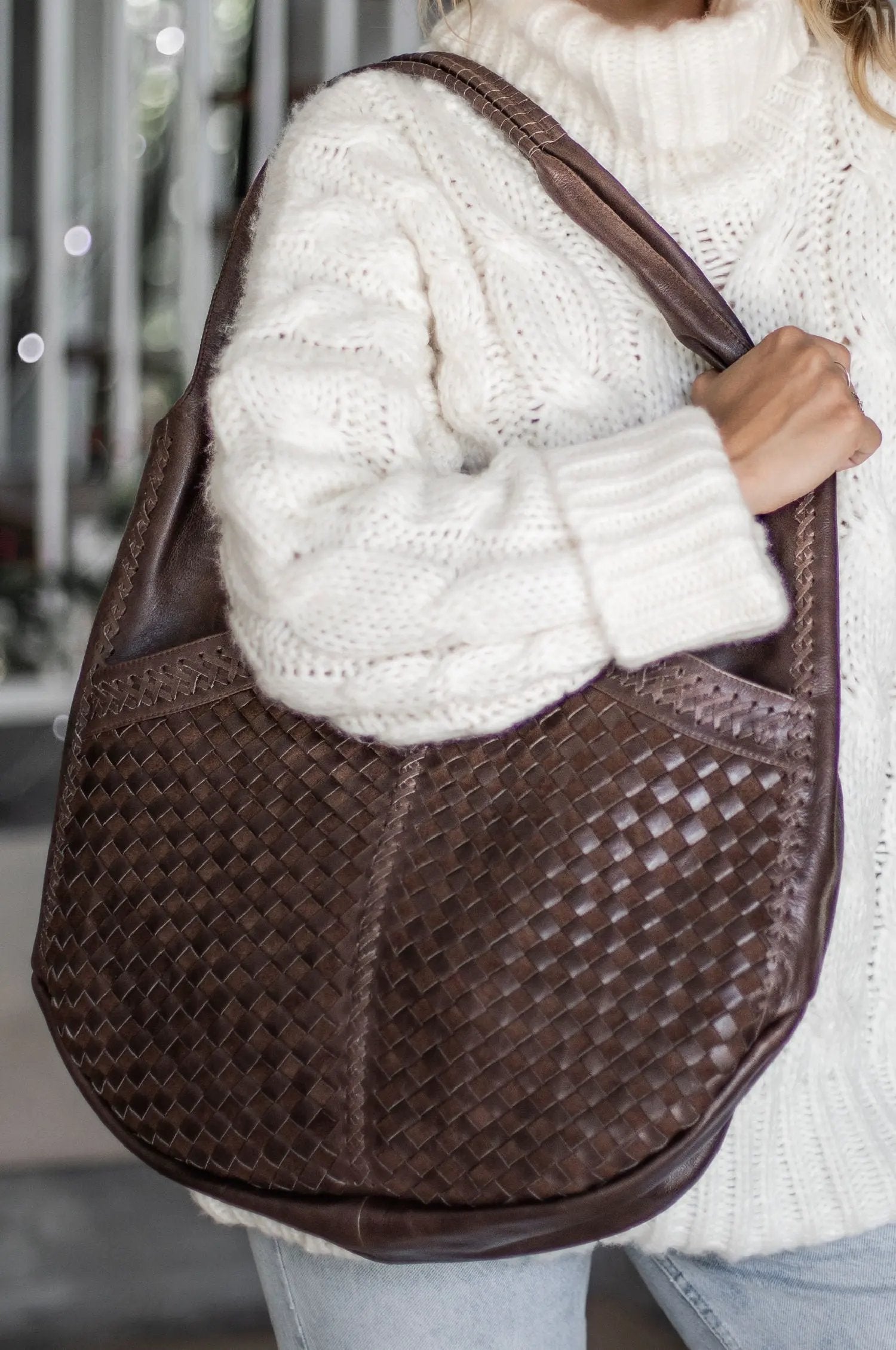 French Lover Oversized Hobo Bag by ELF