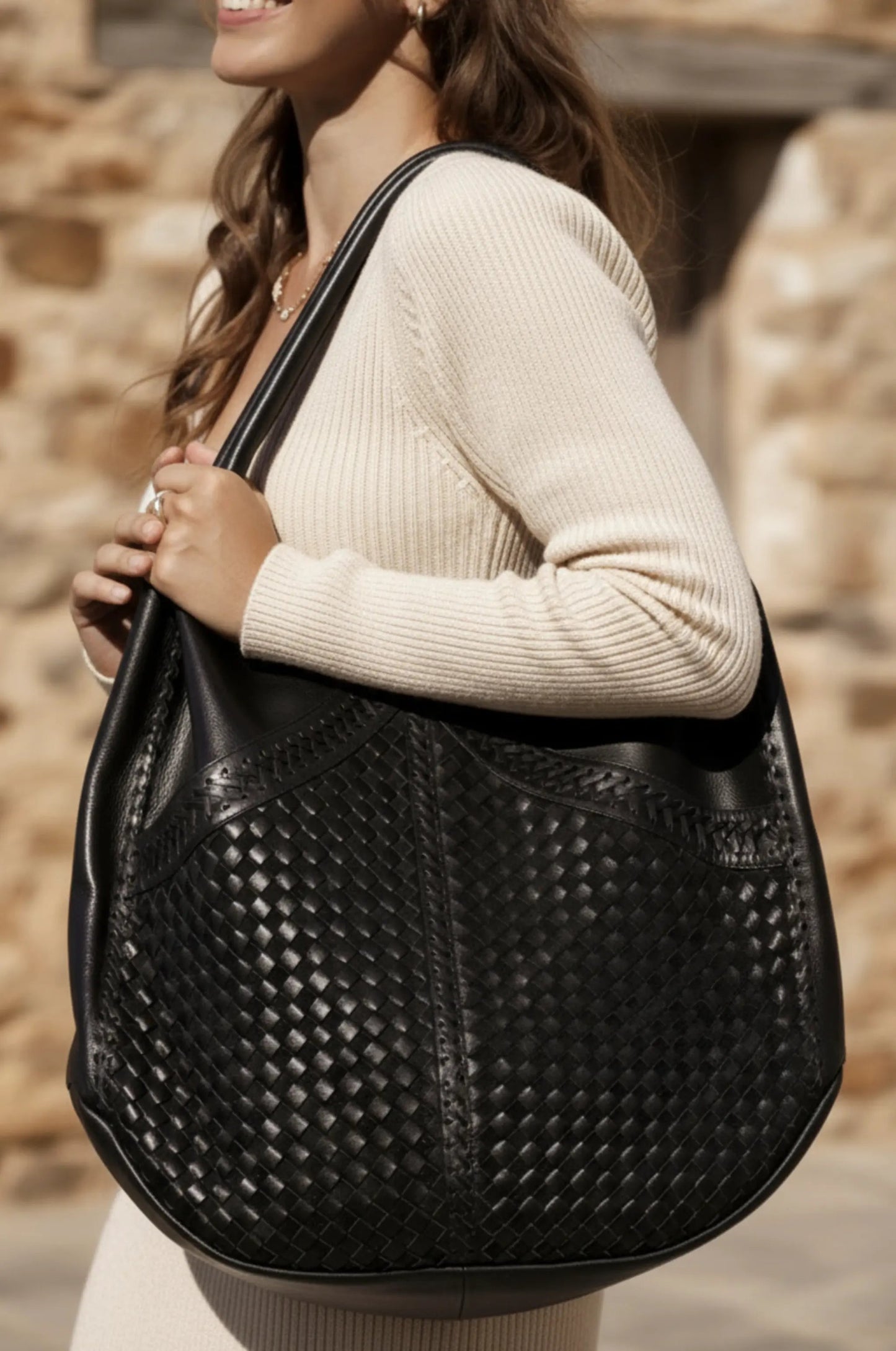 French Lover Oversized Hobo Bag by ELF