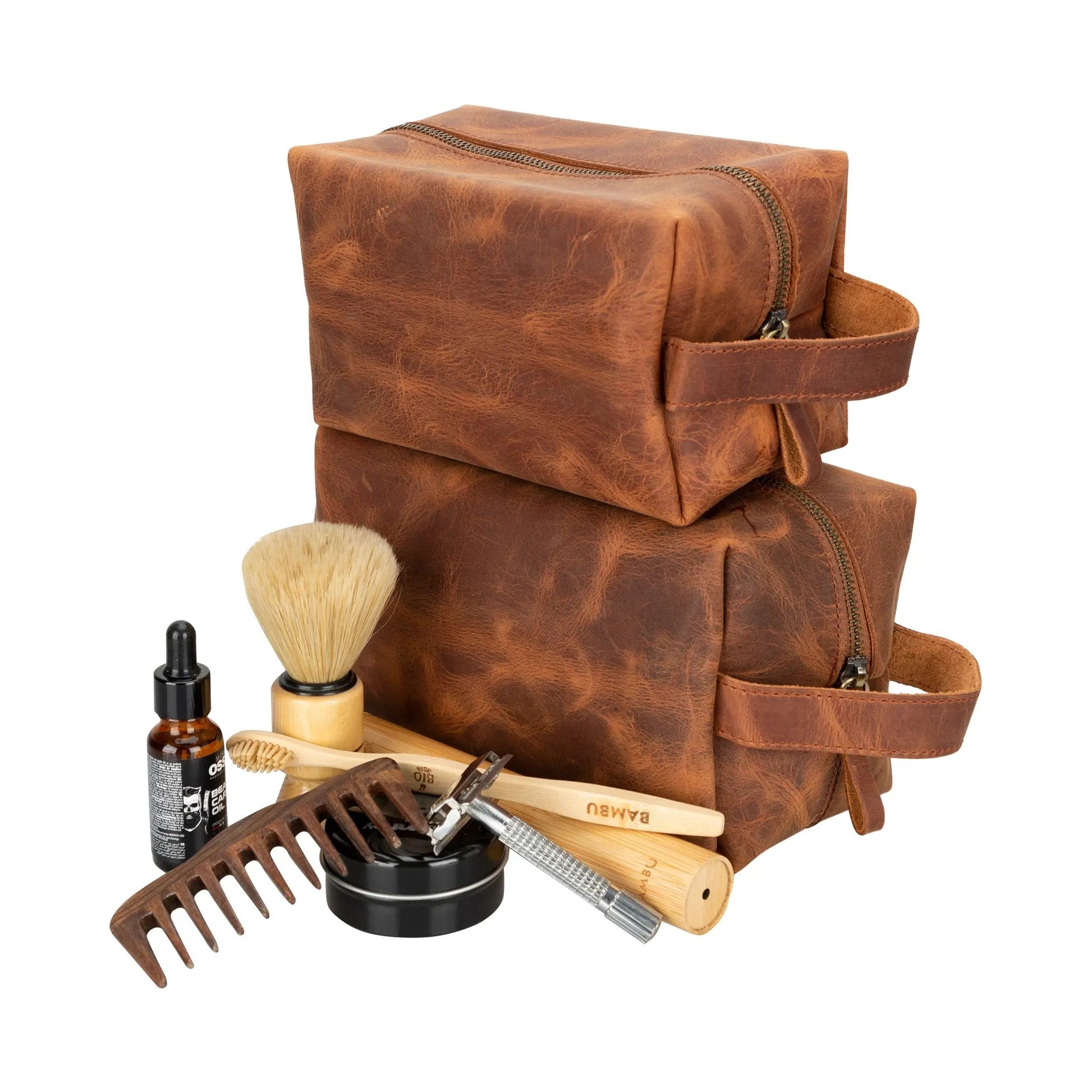 Eve Leather Dopp Kit, Medium by TORONATA