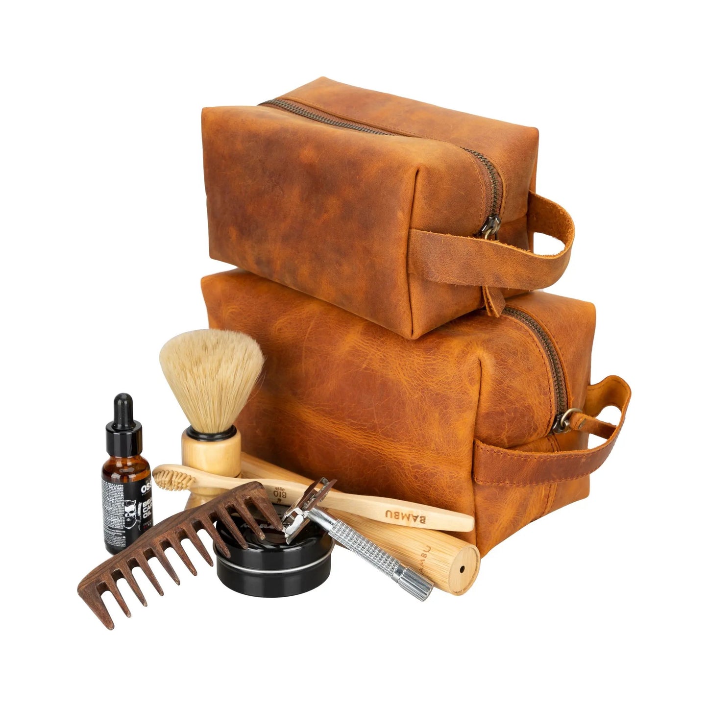 Eve Leather Dopp Kit, X Large by TORONATA