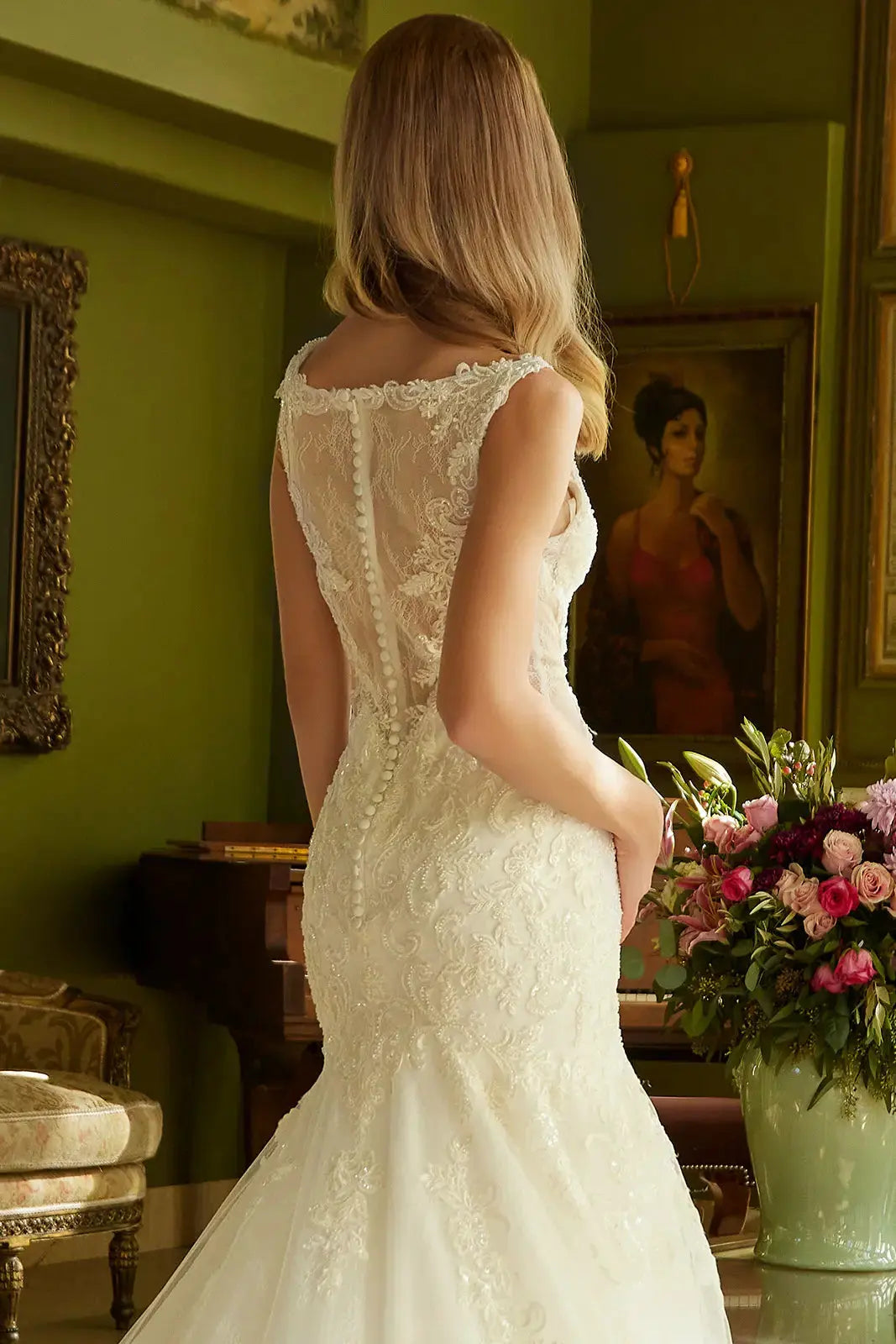 Sleeveless, Mermaid Silhouette Wedding Dress by Tux-USA