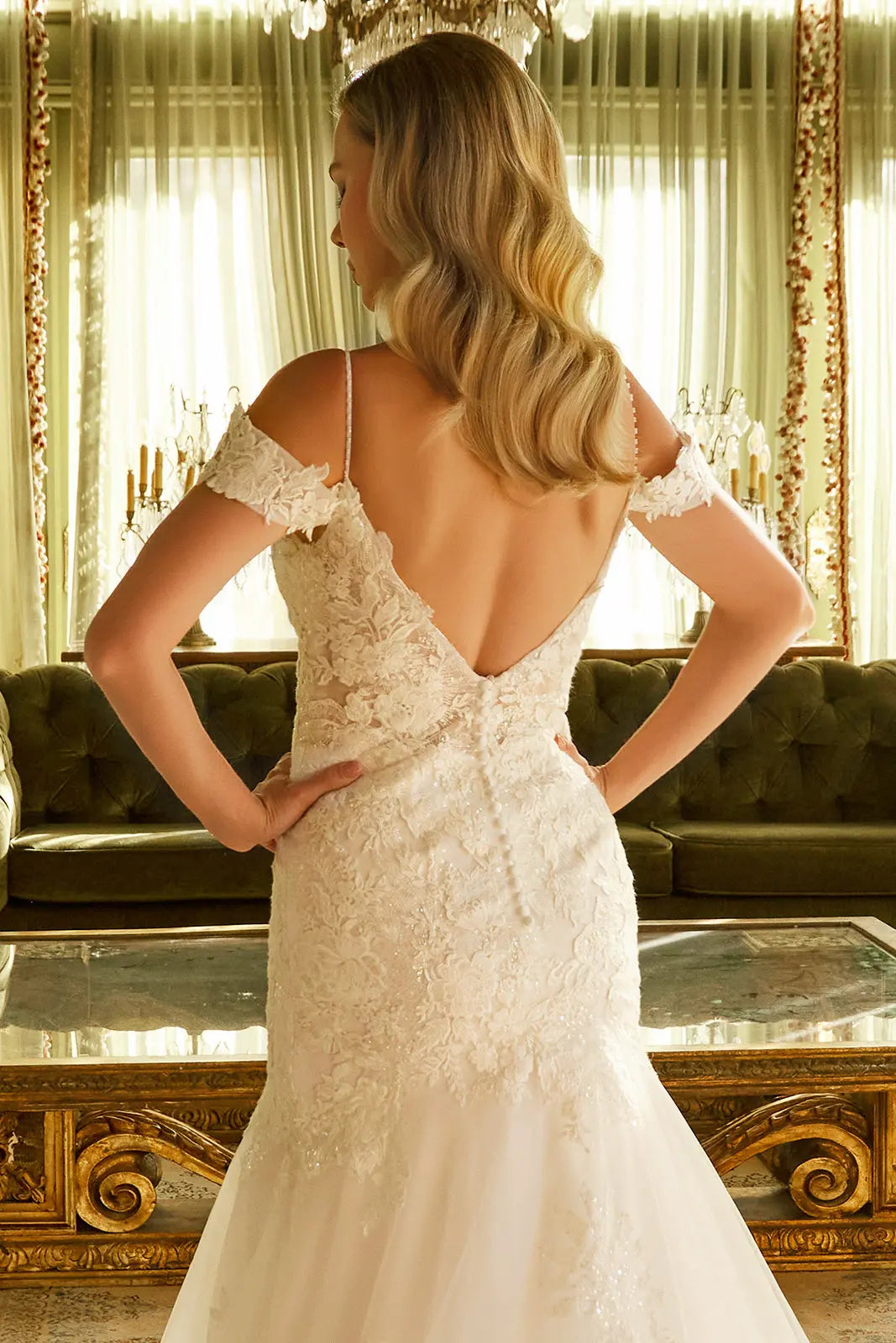 Feel Gorgeous in this Mermaid Silhouette Wedding Dress by Tux-USA