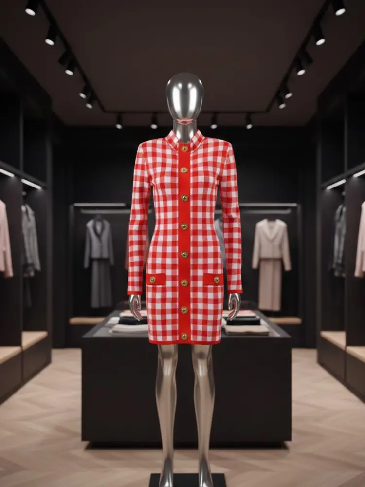 Gingham Chic Knit • UPPER EAST New Collection BYMANYC ® New York by BYMANYC ® New York