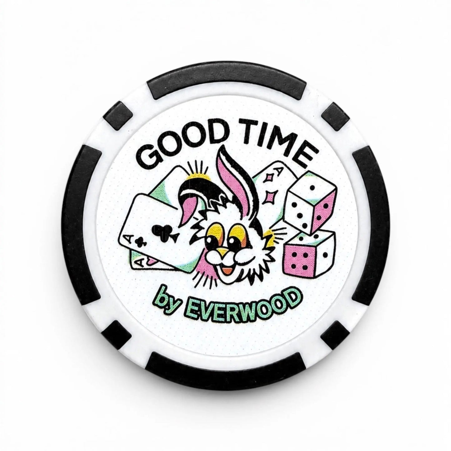 Good Time by Everwood Golf Ball Marker Poker Chip 2 Pack by Good Time by Everwood