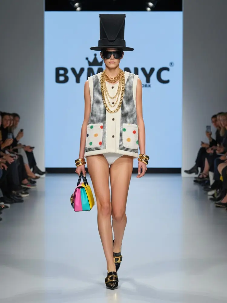Graphic Reversible Eco-Vest • MADISON New Collection BYMANYC ® New York by BYMANYC ® New York