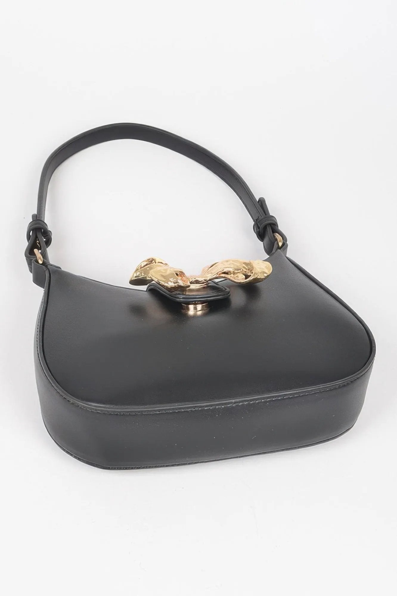 HANDBAG NOLITA Vegan Leather Small Hobo Metal Ribbon – BYMANYC ® New York by BYMANYC ® New York