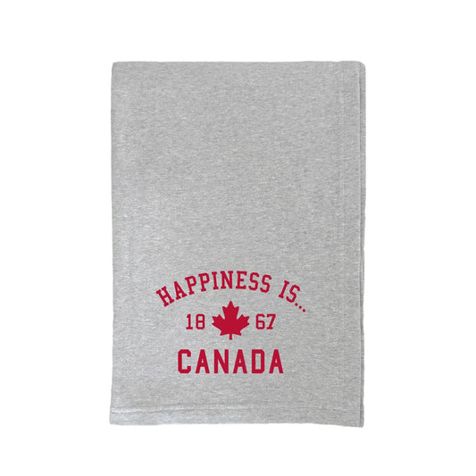 Everywhere Throw Blanket: Canada 1867, Heather Grey by Canada Collection