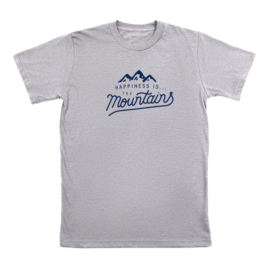 Men's Mountains T-shirt, Heather Grey by Mountain Collection