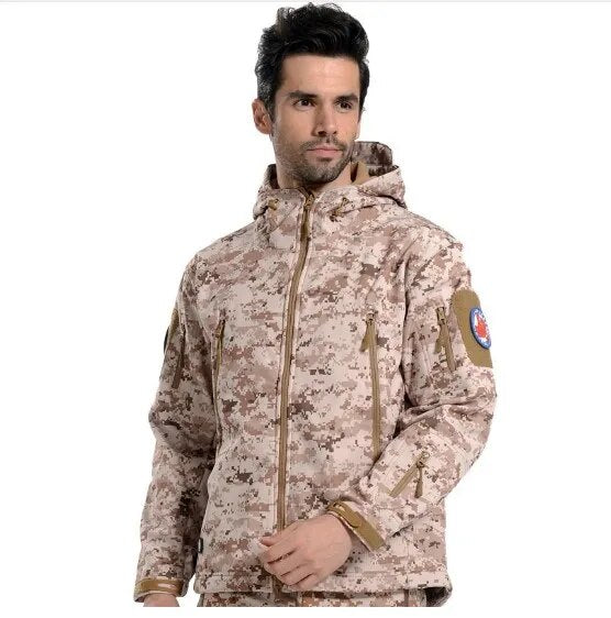 New TAD Gear Tactical Softshell Camouflage Outdoor HIiking Jacket Men Army Sport Waterproof Hunting Clothes Military Jacket-8