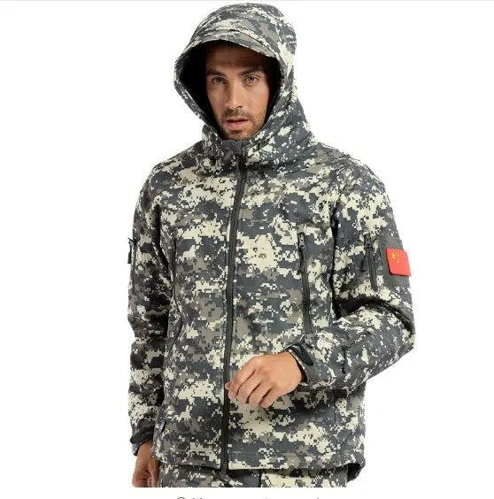New TAD Gear Tactical Softshell Camouflage Outdoor HIiking Jacket Men Army Sport Waterproof Hunting Clothes Military Jacket-11