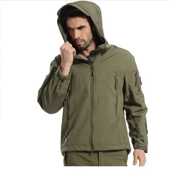 New TAD Gear Tactical Softshell Camouflage Outdoor HIiking Jacket Men Army Sport Waterproof Hunting Clothes Military Jacket-5