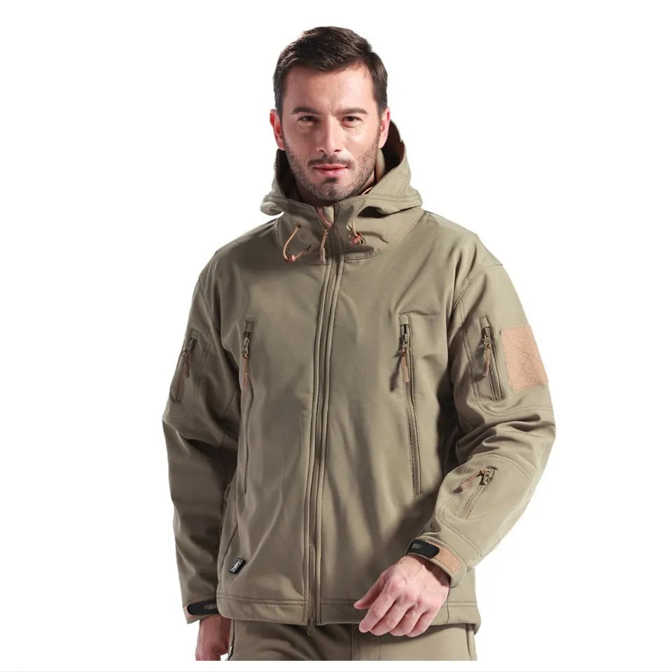 New TAD Gear Tactical Softshell Camouflage Outdoor HIiking Jacket Men Army Sport Waterproof Hunting Clothes Military Jacket-0