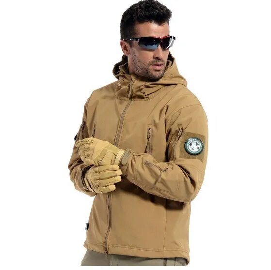 New TAD Gear Tactical Softshell Camouflage Outdoor HIiking Jacket Men Army Sport Waterproof Hunting Clothes Military Jacket-10