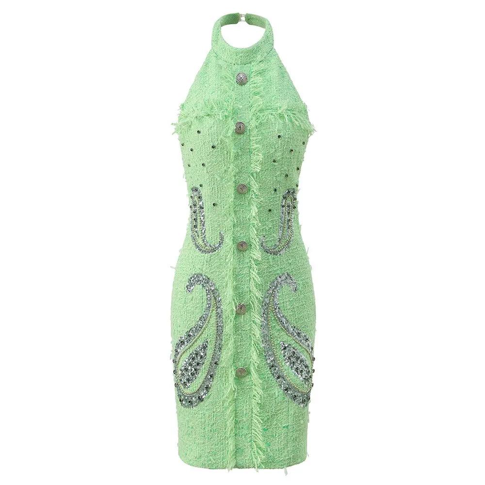 Halter Neck Party Mini Dress, 'Heavy Industry' Style, Meatpacking District, BYMANYC New York. by BYMANYC ® New York