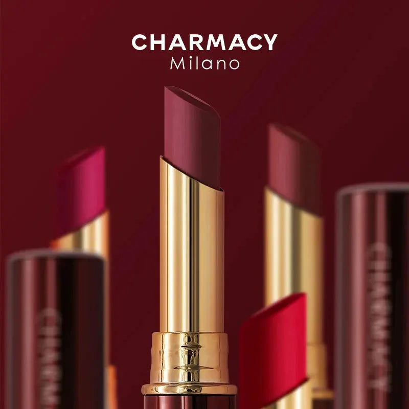 CHARMACY 16 Colors Waterproof Velvet Lipstick Easy To Wear Longstay Lip Stick Long-Lasting Matte Lip Makeup Cosmetic by Naroon Makeup Store