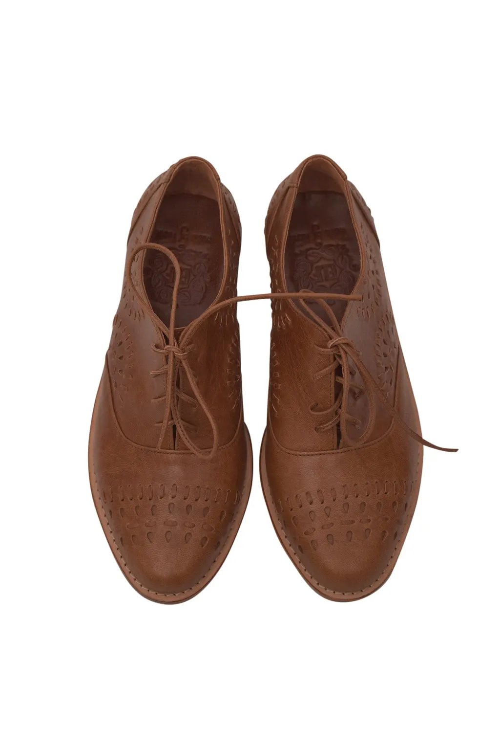 Heartbreak Leather Oxfords by ELF