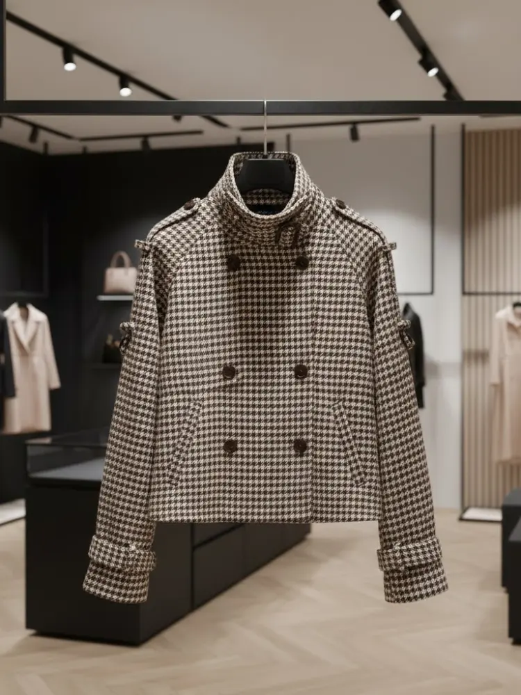 Heritage Houndstooth Eco-Jacket • UPPER EAST New Collection BYMANYC ® New York by BYMANYC ® New York