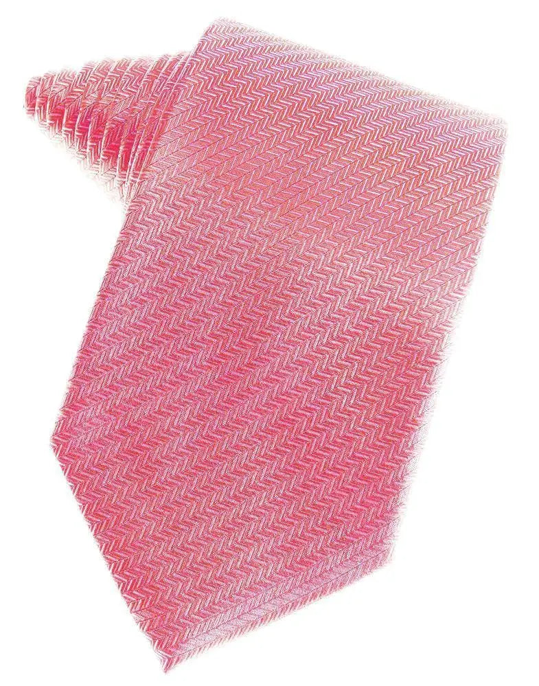 Men's Necktie Self Tie Herringbone Poly Woven Assorted Colors by Tux-USA