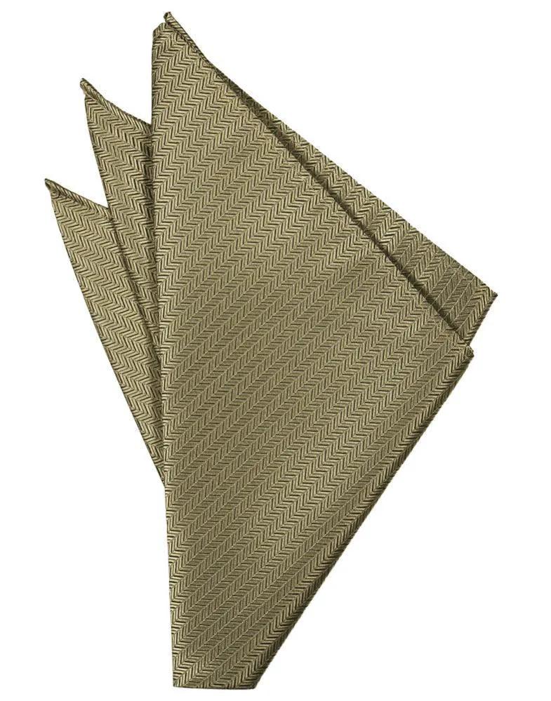 Herringbone Pocket Square by Tux-USA